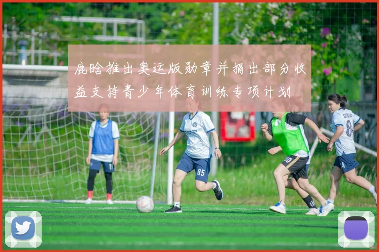 鹿晗推出奥运版勋章并捐出部分收益支持青少年体育训练专项计划